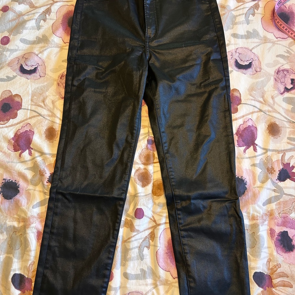 Black Faux Leather Pants Express